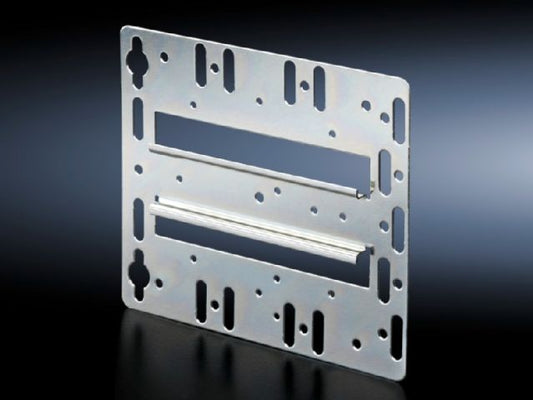 Mounting Plate with Integral Top-Hat Rail (7526.964)