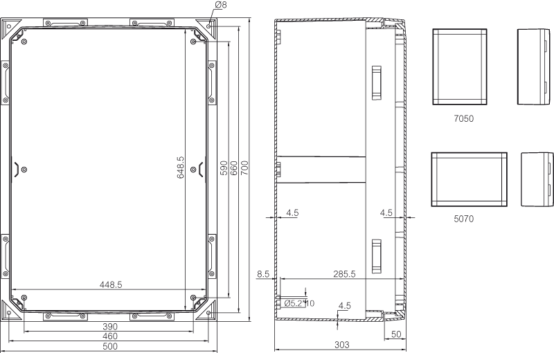 Fibox ARCA 705030