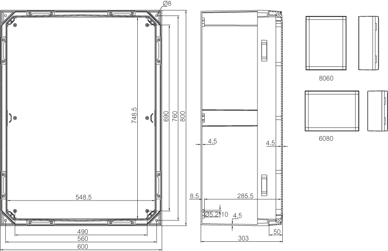 Fibox ARCA 806030